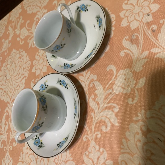 24 pc vintage china tea set miniature perfect condition still in box never used - Picture 11 of 13